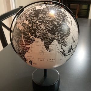 Black & white globe